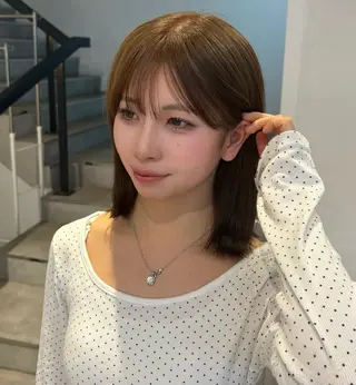 カラー 暖色カラー/ ネイル momo🍀☆*:°のネイルデザイン