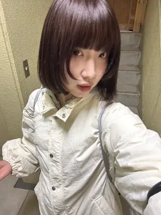 ミディアム カラー 透明感似合わせカラー 🍀あかり🍀のヘアスタイル