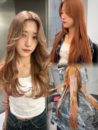 ロング カラー 大阪ハイトーン /MYUUのヘアスタイル