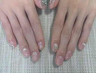 ネイル ki🍒🍒 ki ツルツルネイルのネイルデザイン