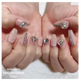 ミディアム ネイル 👑enen style👑のネイルデザイン