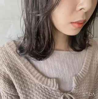 ミディアム カラー ヘアアレンジ stylist/蛯谷 珠里のヘアスタイル