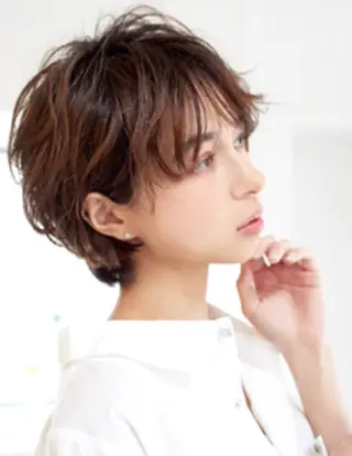 ショート カラー パーマ アートディレクター のぐちのヘアスタイル