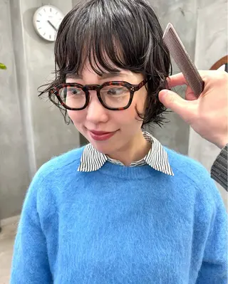 ショート パーマ tetohair 森田浩平のヘアスタイル