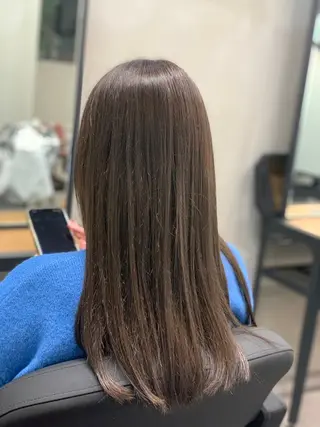 セミロング カラー Cecil hair なんば店のヘアスタイル