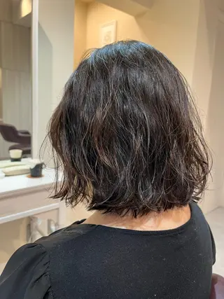 ミディアム パーマ FIX hair所属・ボブパーマ/ ウルフパーマ原科🪴のヘアスタイル