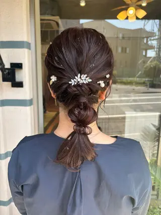 セミロング 庄司 桜のヘアスタイル