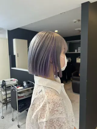 ショート カラー 🦋韓国ヘア 坂本 菜摘🦋のヘアスタイル