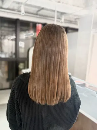 セミロング 森貝 洋亮のヘアスタイル