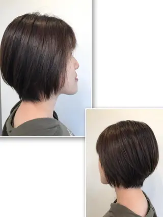 ショート カラー 小林 由里香のヘアスタイル