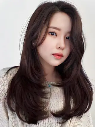 セミロング 映える顔まわり/前髪 特化 💗 ユキマのヘアスタイル