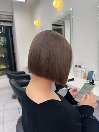 ショート カラー ヘアアレンジ Over hair_ misakiのヘアスタイル