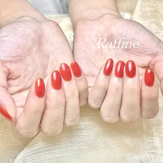 ネイル RAFFINE 月🦋🩵のネイルデザイン
