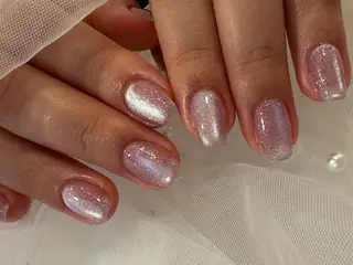 ミディアム 🎀韓国ネイル/ キラキラネイル専門店のネイルデザイン