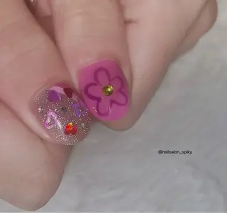 ネイル Spiky とうげ ふうかのネイルデザイン