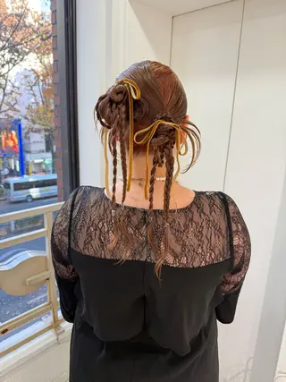 ヘアアレンジ 髪質改善”艶"カラー 🤍Hono🐶のヘアスタイル