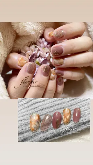 ネイル フルリール 【プライベートサロンのネイルデザイン