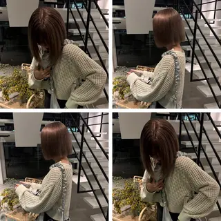 ミディアム 丹羽 亮平のヘアスタイル