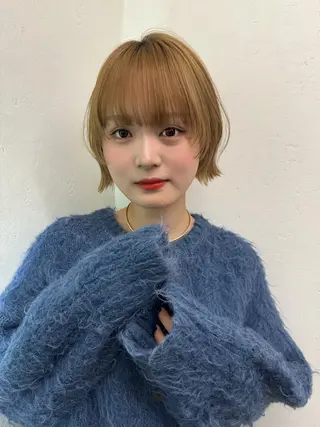 ショート カラー 艶髪／レイヤー／ 透明感🎀／MARIのヘアスタイル