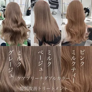 ロング カラー 大人っぽベージュ🤍 当日予約◎ヒロトのヘアスタイル