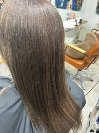 ロング カラー 永木 楓のヘアスタイル