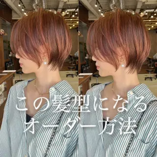ショート 美髪艶髪/小顔カット 💎廣田浩輔のヘアスタイル