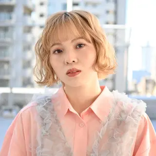 ショート 峯田 優花のヘアスタイル