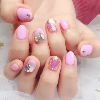 カラー ネイル Q Free nailsのネイルデザイン