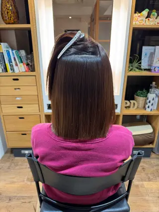 セミロング afloatkobe所属・美髪/髪質改善 川口凌弥のヘアスタイル