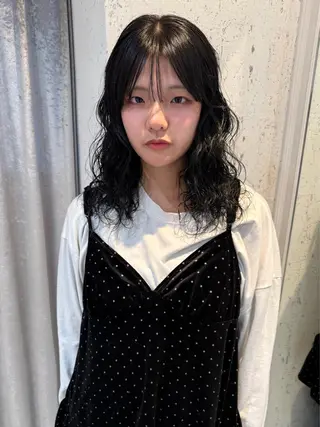 ミディアム カラー パーマ mai / linoah˚✧のヘアスタイル