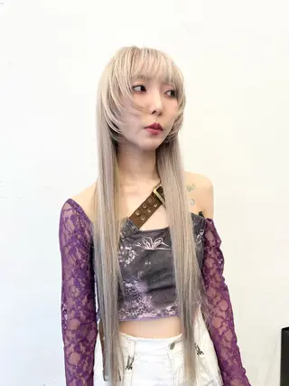 セミロング カラー HARU//原宿🤍 リピート率NO.1のヘアスタイル