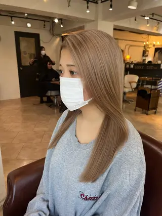 ロング カラー 💛ハイトーン💛 りむのヘアスタイル