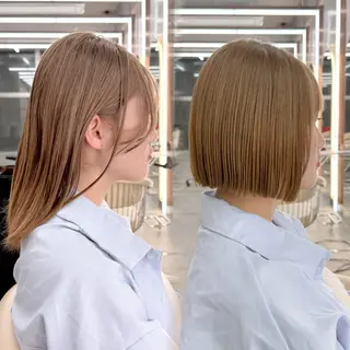 ミディアム 似合わせボブ🌺 艶髪特化💗村松優斗のヘアスタイル