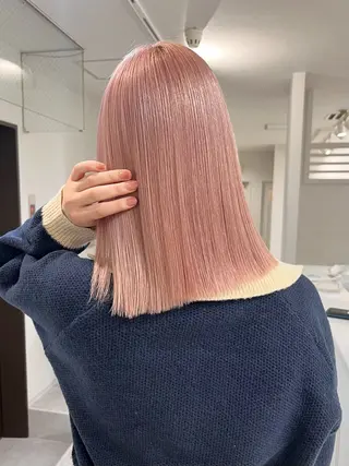 ミディアム カラー Via officialのヘアスタイル