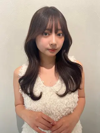 ロング 💫レイヤーカット✨ 透明感カラー工藤雄大のヘアスタイル