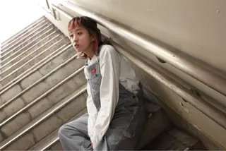 ミディアム カラー メンズパーマ 赤司 泰樹のヘアスタイル