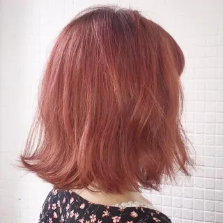 ミディアム カラー ヘアアレンジ L'wis所属・🪄🫧ハイトーン/ 乙津茜🐰L'wisのヘアスタイル