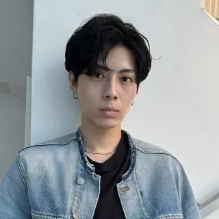 ショート パーマ メンズ ハイトーン/パーマ/ メンズ / 櫻本🌐のヘアスタイル