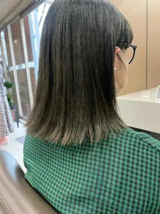 カラー ボブパーマコテ巻き風 パーマNo1深江秀平のヘアスタイル