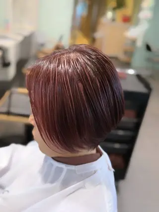 ショート カラー tricot AVEDAららテラス北綾瀬所属・🌏宇宙一 上地 奏tricot💥のヘアスタイル