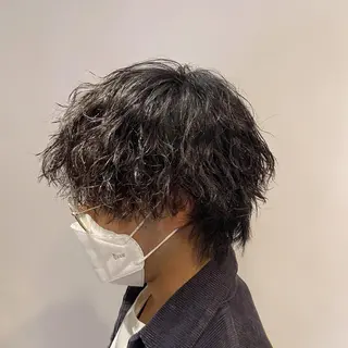 パーマ メンズ メンズ縮毛矯正 ♠️店長下平隼人のヘアスタイル