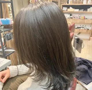 ミディアム カラー カラーモデル募集中 🍒　豊田　愛のヘアスタイル