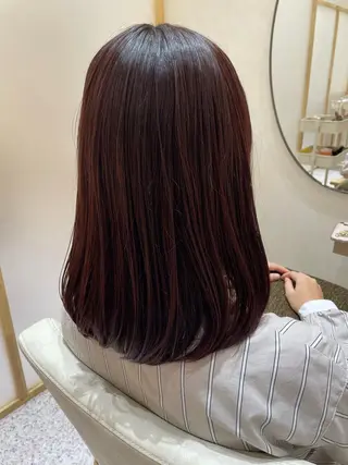 セミロング カラー 門前仲町美容室LAPISUTA髪質改善トリートメント&ヘッドスパ専門店所属・nanai .のヘアスタイル