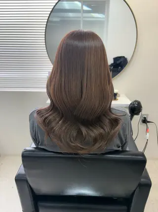 ミディアム 𝜗𝜚cocoro 韓国𝜗𝜚のヘアスタイル