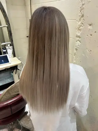 ロング カラー 二 宮のヘアスタイル