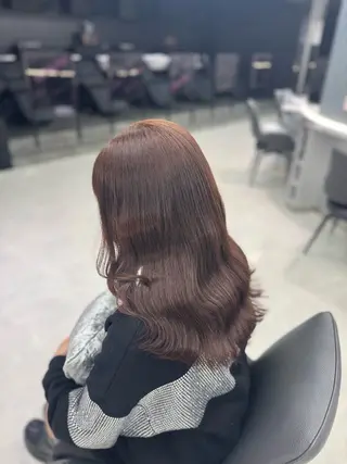 ロング カラー ozaki renaのヘアスタイル