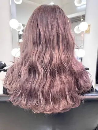 ロング カラー 前田 桃花のヘアスタイル