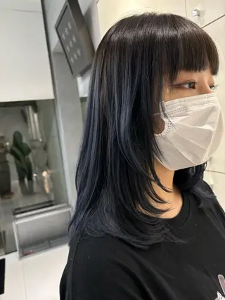 ロング 飯ヶ谷 成海のヘアスタイル