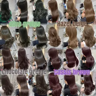 ロング カラー 髪質改善/韓国ヘア レイヤー/新宿/ロミのヘアスタイル