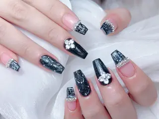 ネイル M🌷nail 長さだし専門店のネイルデザイン